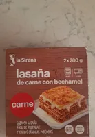 Lasaña de carne con bechamel
