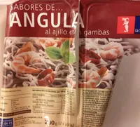 Sabores de angula al ajillo con gambas