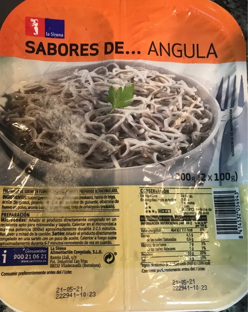 Sabores de angula