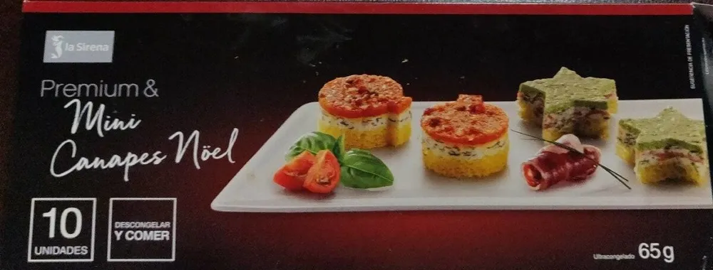 Mini canapés nöel