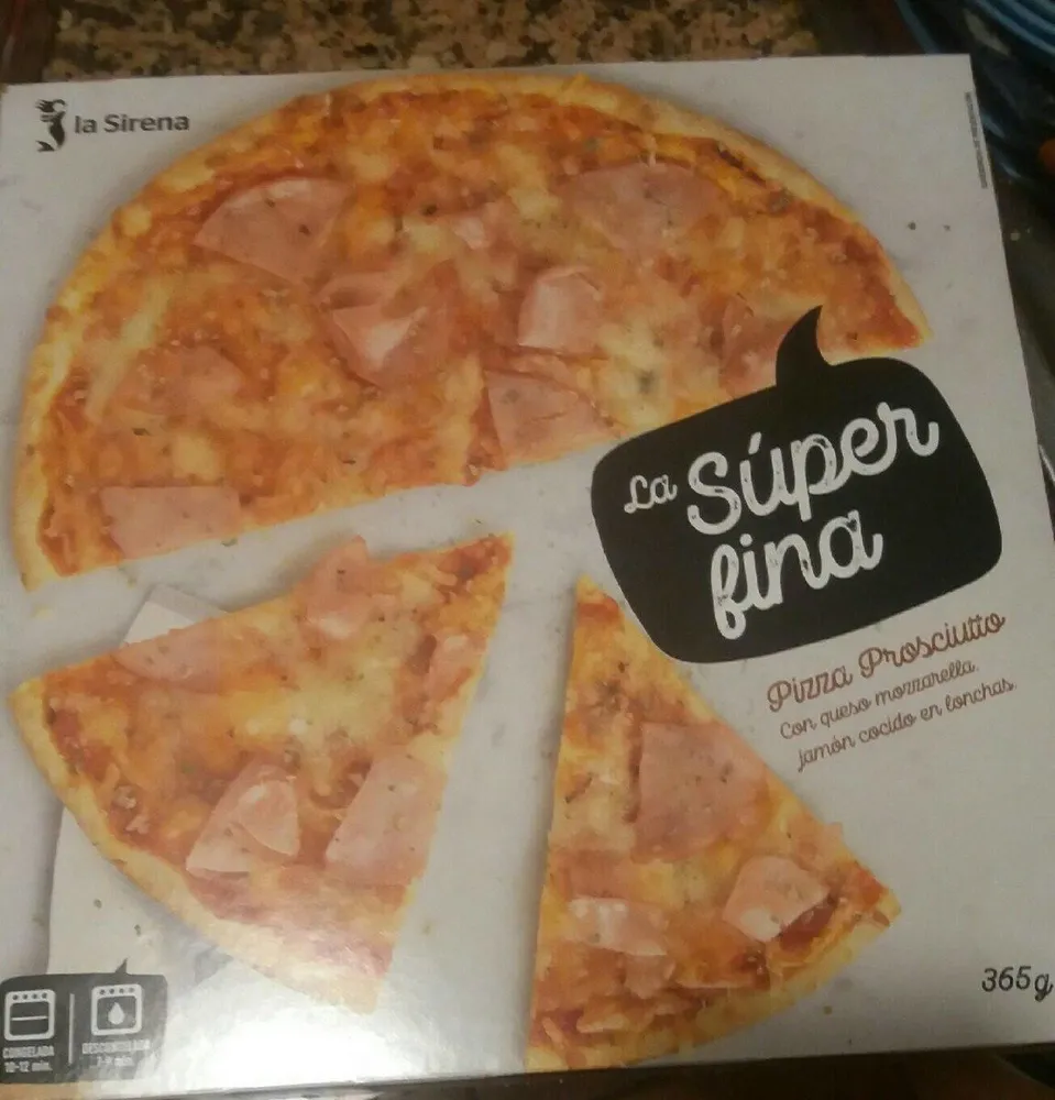 Pizza prosciutto