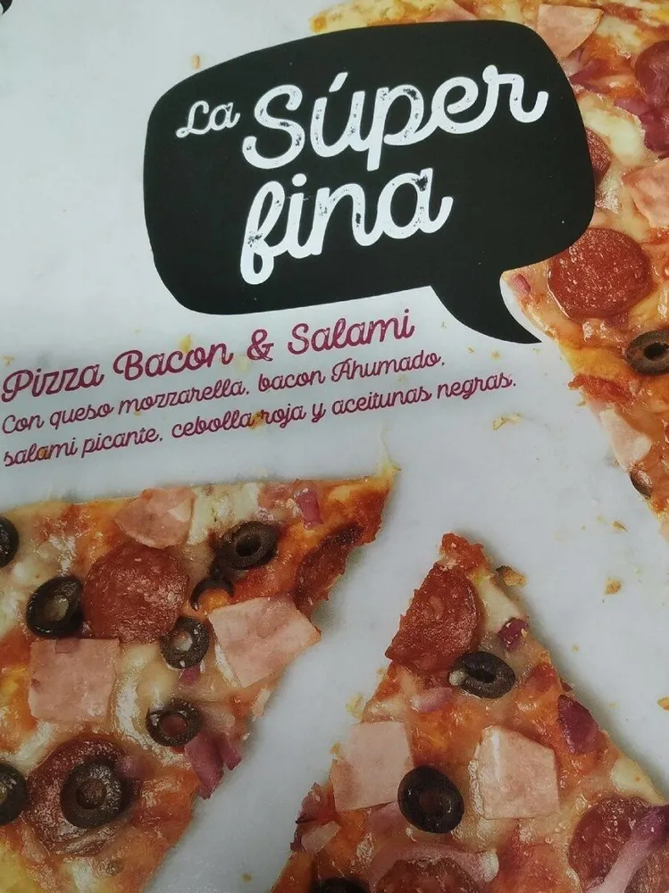 Super pizza bacon&salami