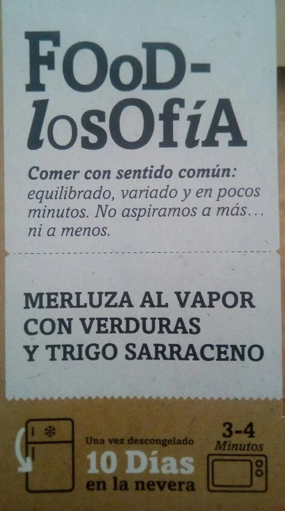 Food-losofia. Merluza al vapor con verduras y trigo sarraceno