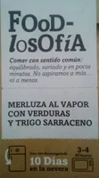 Food-losofia. Merluza al vapor con verduras y trigo sarraceno