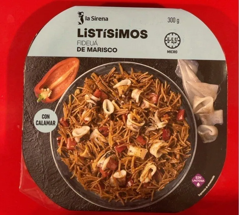 Listísimos Fideuá de Marisco