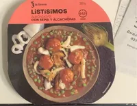 Albondigas con sepia y alcachofas