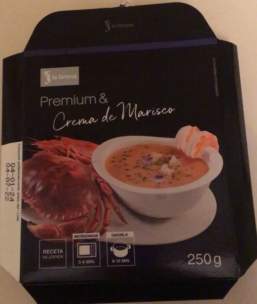 Premium & crema de marisco