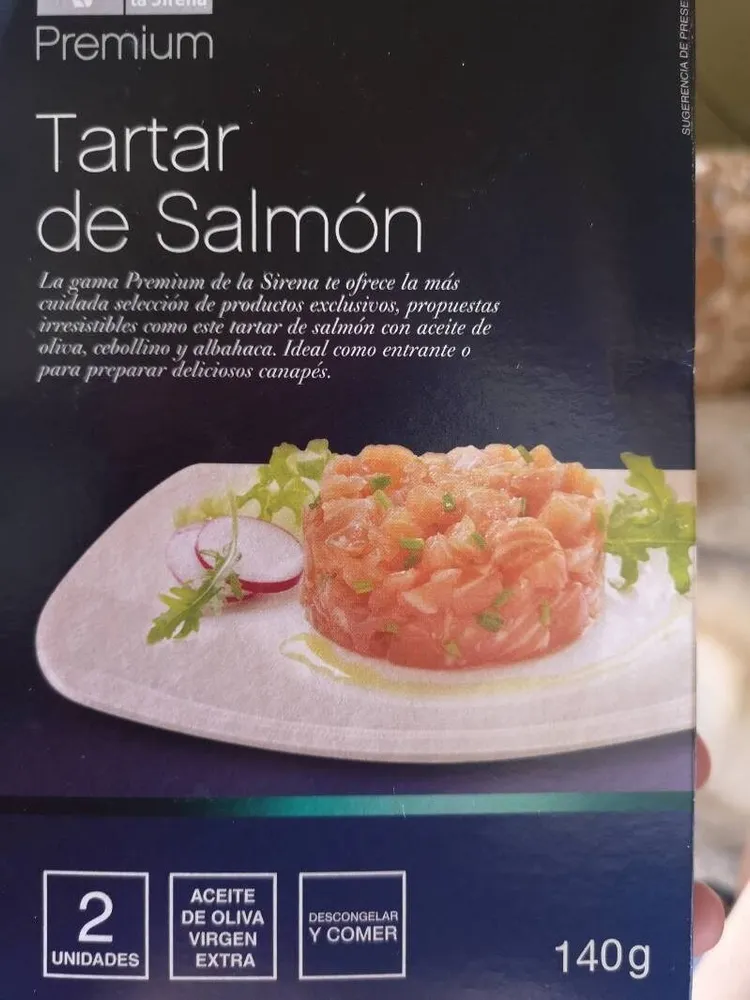 Tartar de salmón