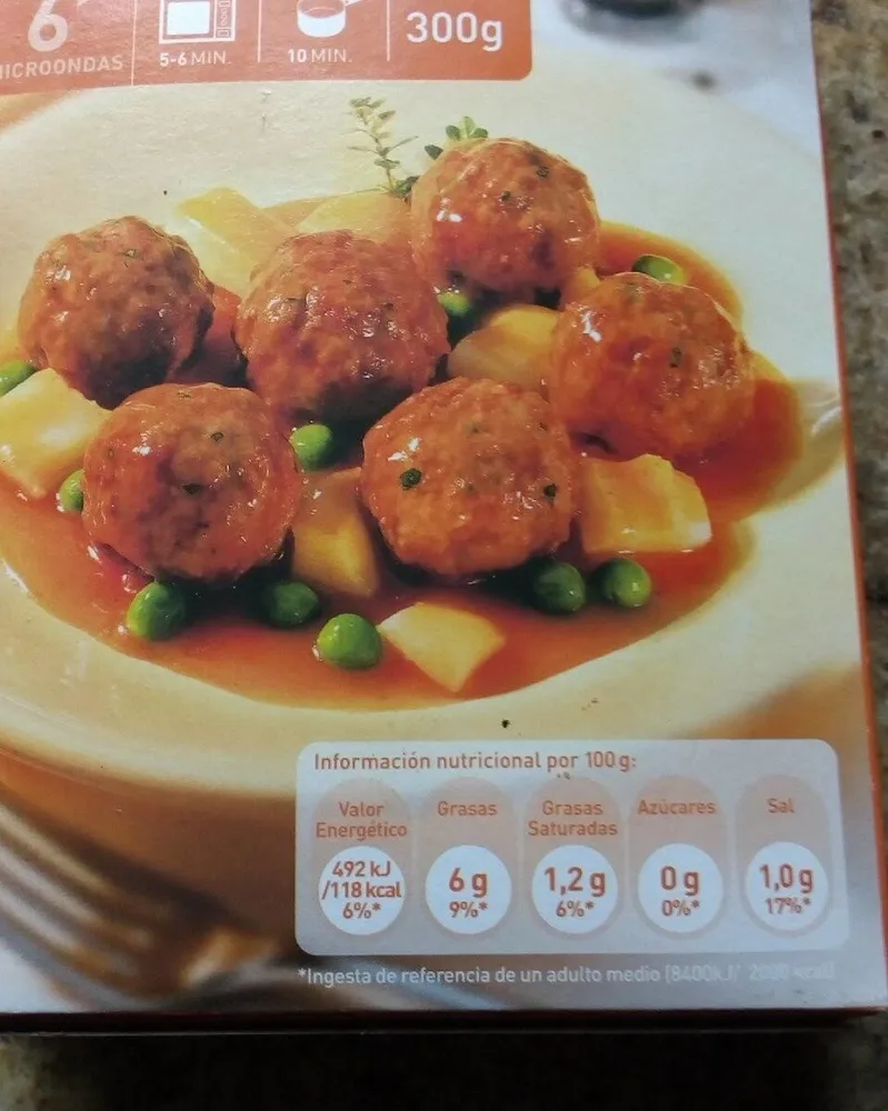Albóndigas con sepia