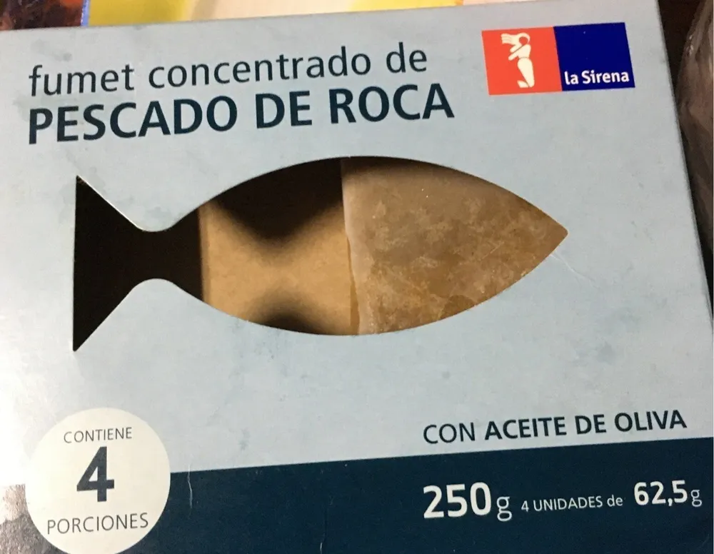 Fumet concentrado de pescado de roca