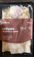 Crepes de jamón y queso