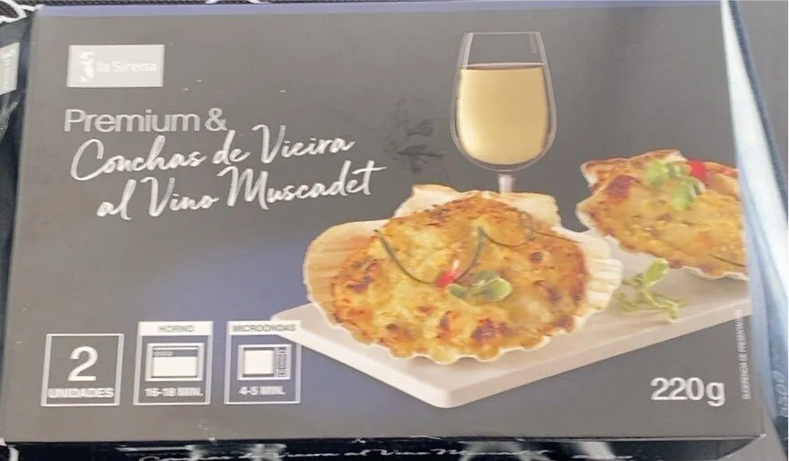 Conchas de vieira al vino muscadet