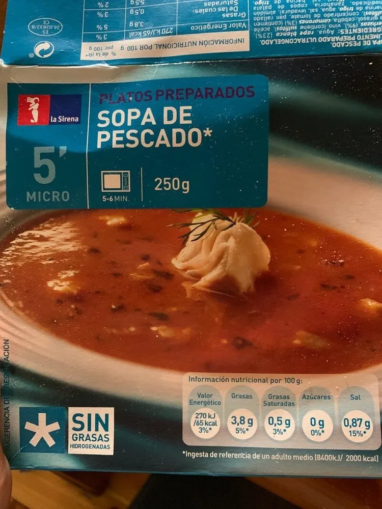 Sopa de pescado
