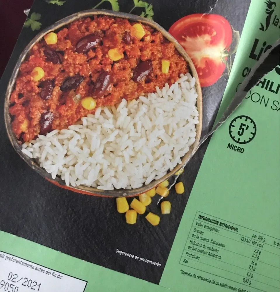 Chili sin carne