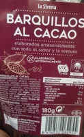 Barquillos al cacao