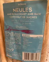 Neulas con edulcorante