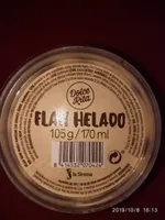 Flan helado