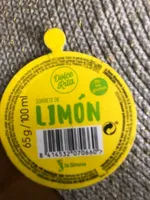 Sorbete de limón