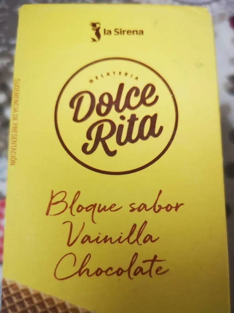 Bloque sabor vainilla chocolate