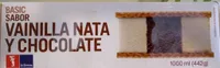 Bloque sabor vainilla, nata y chocolate
