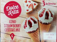 Cono strawberry cheesecake