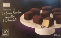 Delicias bombón vainilla y chocolate