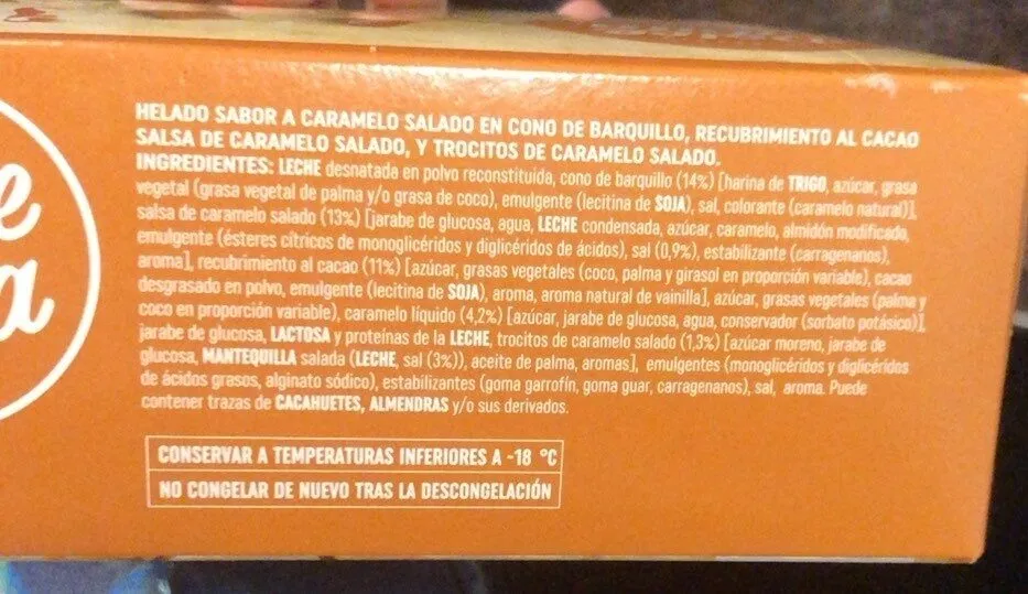 Cono caramelo