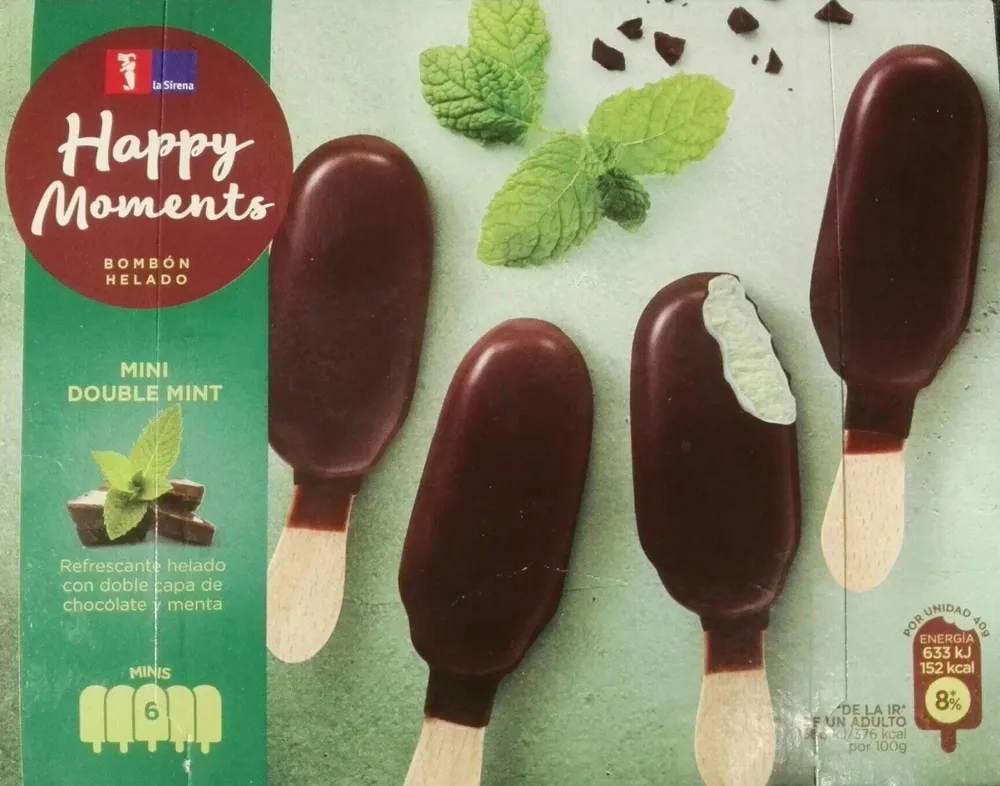 Bombón helado mini double mint