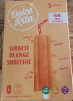 Sorbete orange smoothie