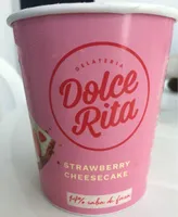 Helado strawberry cheesecake
