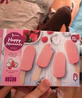 Helado mini frambuesa y fresa