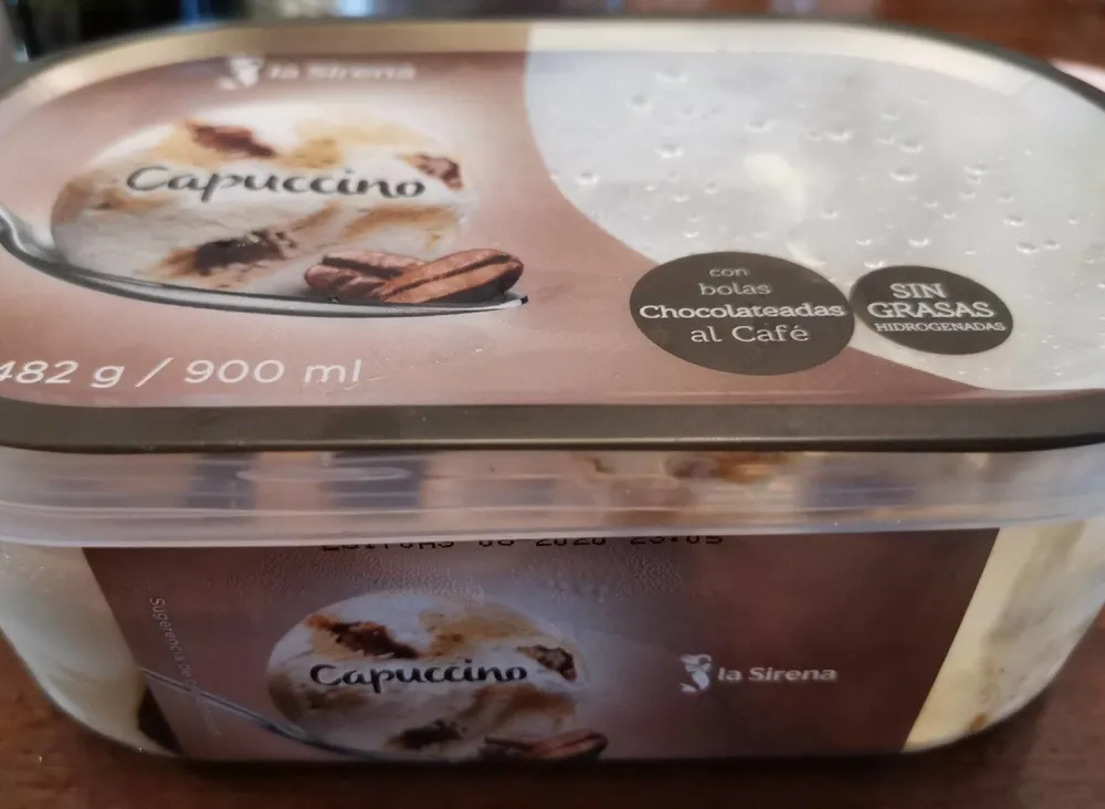 Helado capuccino