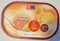 Sorbete con mango