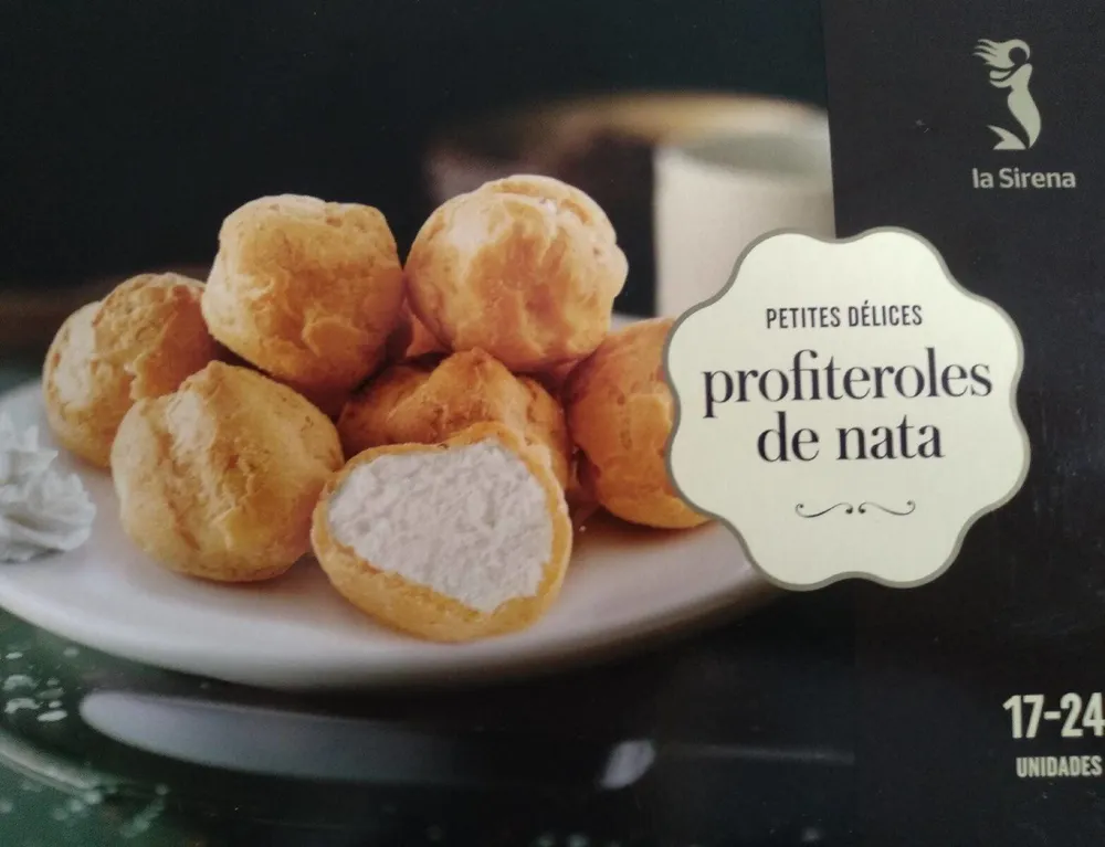 Profiteroles de nata