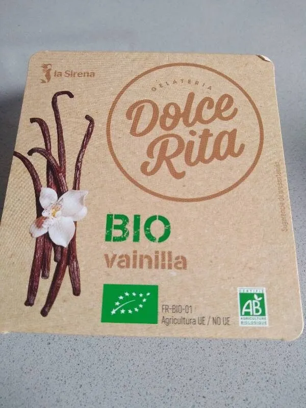 Helado bio vainilla