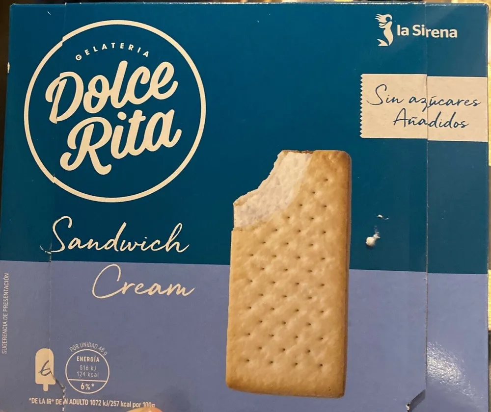Sandwich cream
