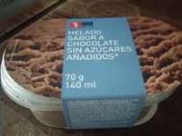 Helado chocolate sin azúcares añadidos