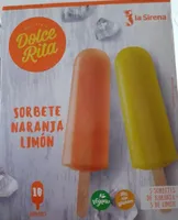 Sorbete naranja limón