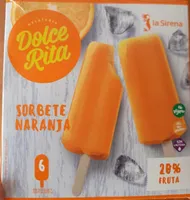 Sorbete de naranja