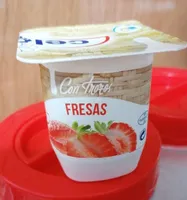 Yogur de fresa con trozos