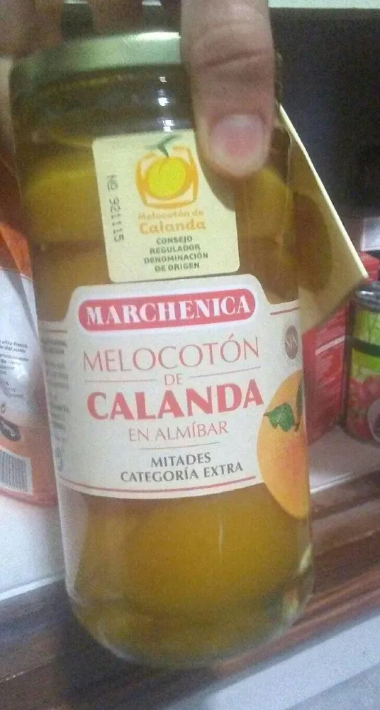 Melocotón en almíbar