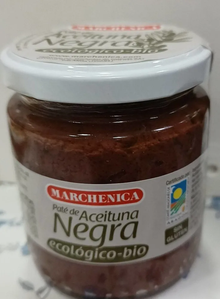 Paté de aceituna negra ecológico bio