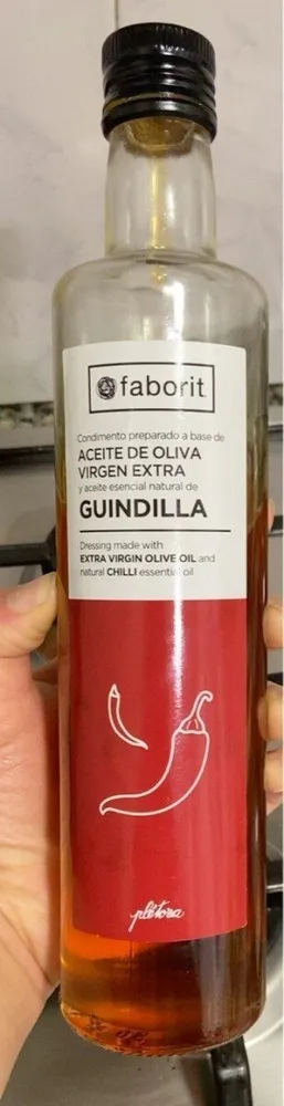 Aceite de oliva virgen extra de guindilla