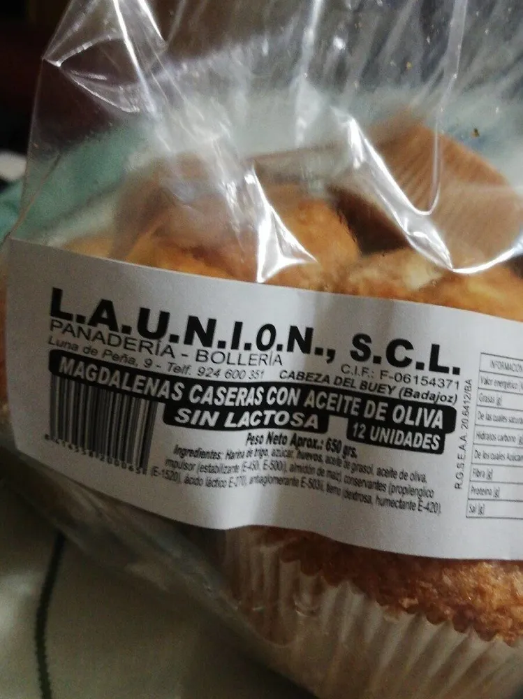 Magdalenas caseras con aceite de oliva y sin lactosa