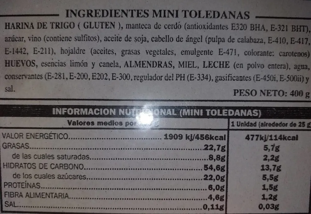 Mini toledanos