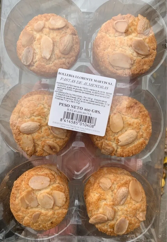 Pastas de almendras