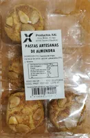 Pastas artesanales de almendra