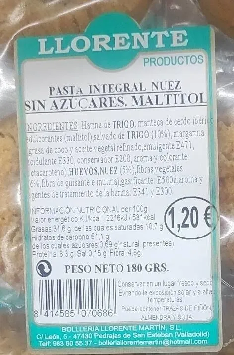 Pasta integral