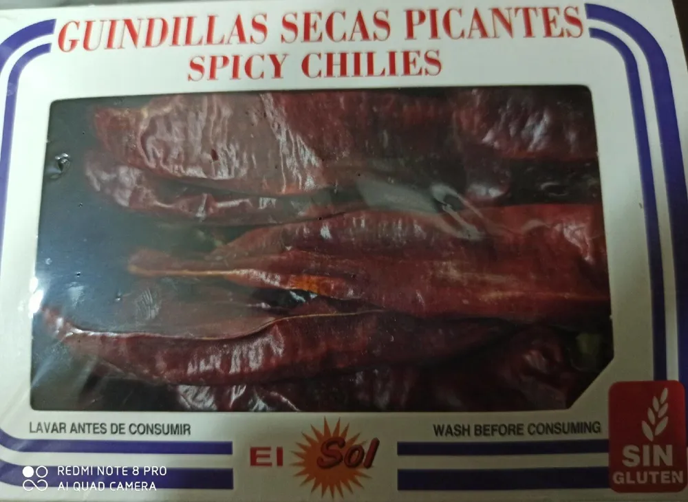 Guindillas secas picantes