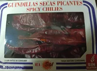 Guindillas secas picantes